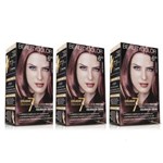 Ficha técnica e caractérísticas do produto Kit Coloração Permanente BeautyColor Acaju Sensation 6.65 com 3 Unidades
