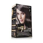 Ficha técnica e caractérísticas do produto Kit Coloração Permanente BeautyColor Castanho Claro 5.0