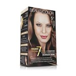 Ficha técnica e caractérísticas do produto Kit Coloração Permanente BeautyColor - Castanho Claro Acobreado 5.4