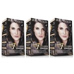 Ficha técnica e caractérísticas do produto Kit Coloração Permanente BeautyColor Castanho Natural 4.0 com 3 Unidades