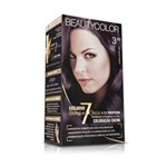 Ficha técnica e caractérísticas do produto Kit Coloração Permanente BeautyColor Castanho Purpura 3.66
