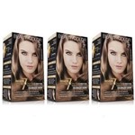 Ficha técnica e caractérísticas do produto Kit Coloração Permanente BeautyColor Chocolate Dourado 7.7 com 3 Unidades
