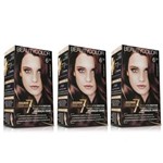 Ficha técnica e caractérísticas do produto Kit Coloração Permanente BeautyColor Chocolate Glamour 6.35 com 3 Unidades