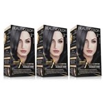 Ficha técnica e caractérísticas do produto Kit Coloração Permanente BeautyColor Preto Azulado 2.11 com 3 Unidades