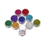 Ficha técnica e caractérísticas do produto Kit ColorMake Glitter em Pó 10 Cores