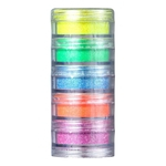 Ficha técnica e caractérísticas do produto Kit Colormake Glitter Em Pó Iridescente (5 Unidades)