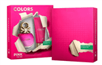 Kit Colors Pink Benetton Feminino - Eau de Toilette 80Ml + Body Lotion