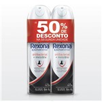 Ficha técnica e caractérísticas do produto Kit com 02 Desodorante Rexona Antibacterial Women Aerossol 90g 50% de Deasconto na Segunda Unidade