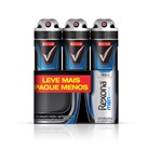 Ficha técnica e caractérísticas do produto Kit com 03 Desodorantes Rexona Active Men Aerossol 90g Preço Especial