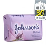 Kit com 30 Sabonetes em Barra JOHNSONS Relax 90g - Johnsons