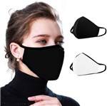 Ficha técnica e caractérísticas do produto Kit com 02 Máscaras Confortáveis de Tecido Reutilizável Dupla Face - Slim Fitness