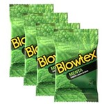 Ficha técnica e caractérísticas do produto Kit com 12 Preservativo Blowtex Menta C/ 3 Un Cada