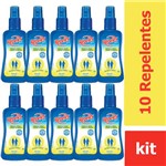 Kit com 10 Repelex Family Care Citronela Repelente Spr 100ml