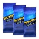 Ficha técnica e caractérísticas do produto Kit com 18 Preservativos Blowtex Action C/ 6 Un Cada
