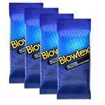 Ficha técnica e caractérísticas do produto Kit com 24 Preservativos Blowtex Action C/ 6 Un Cada