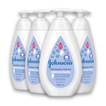 Ficha técnica e caractérísticas do produto Kit com 4 Sabonetes Líquido JOHNSONS Baby Hidratação Intensa 400ml - Johnson'S