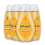 Ficha técnica e caractérísticas do produto Kit com 4 Shampoos JOHNSON'S Baby Regular 200 ml