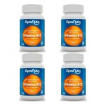 Ficha técnica e caractérísticas do produto Kit com 4 Vitamina B12 60 Cápsulas Apisnutri