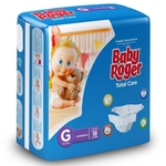 Ficha técnica e caractérísticas do produto Kit Com 4Pct Fralda Baby Roger G 72 Fraldas