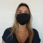 Ficha técnica e caractérísticas do produto Kit com 5 Máscaras De Proteção Tecido 100% Algodão Lavável
