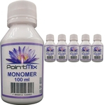 Ficha técnica e caractérísticas do produto Kit com 5 Monomer Acrylic Liquid Point Mix Original 100ml