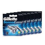 Kit com 6 Cargas Gillette Sensor Excel C/2 Unidades