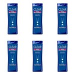 Ficha técnica e caractérísticas do produto Kit com 6 Clear Menthol Shampoo Masculino 200ml
