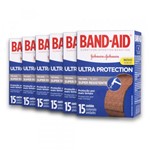 Ficha técnica e caractérísticas do produto Kit com 6 Curativos BAND AID Ultra Protection com 15 Unidades - Band Aid