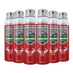 Ficha técnica e caractérísticas do produto Kit com 6 Desodorantes Antitranspirante Old Spice Cabra Macho 150mL