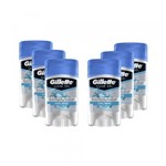 Ficha técnica e caractérísticas do produto Kit com 6 Desodorantes Gillette Antitranspirante Clear Gel Cool Wave 45g