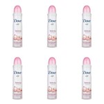 Ficha técnica e caractérísticas do produto Kit com 6 Dove Beauty Finish Desodorante Aerosol Feminino 89g