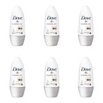 Ficha técnica e caractérísticas do produto Kit com 6 Dove Invisible Dry Desodorante Rollon Feminino 50ml