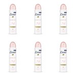 Ficha técnica e caractérísticas do produto Kit com 6 Dove Powder Soft Desodorante Aerosol Feminino 89g