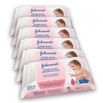 Ficha técnica e caractérísticas do produto Kit com 6 Lenços Umedecido JOHNSON'S Baby Extra Cuidado 48 Unidades - Johnson's