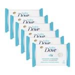 Ficha técnica e caractérísticas do produto Kit com 6 Lenços Umedecidos Dove Baby Wipes Hidratacao Enriquecida 50un