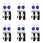 Ficha técnica e caractérísticas do produto Kit com 6 Nivea Invisible Black & White Desodorante Aerosol Feminino 2x150ml