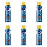 Ficha técnica e caractérísticas do produto Kit com 6 Nivea Sun Protect & Fresh Protetor Solar Fps50 Spray 200ml