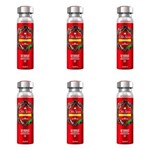 Ficha técnica e caractérísticas do produto Kit com 6 Old Spice Lenha Desodorante Aerosol 150ml