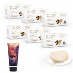 Ficha técnica e caractérísticas do produto Kit com 6 Sabonetes Cloy Beauty Bar Aveia e Karite + 1 Loção Hidratante Cloy Paris Secrets