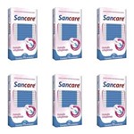 Ficha técnica e caractérísticas do produto Kit com 6 Sanfarma Sancare Hastes Flexíveis com 75