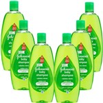 Ficha técnica e caractérísticas do produto Kit com 6 Shampoo Johnsons Baby Cabelos Claros 400ml