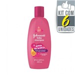 Ficha técnica e caractérísticas do produto Kit com 6 Shampoos JOHNSONS Baby Gotas de Brilho 200ml - Johnsons