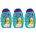Ficha técnica e caractérísticas do produto Kit com 3 Acqua Kids Tutti Frutti Shampoo Infantil 2em1 250ml