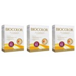 Ficha técnica e caractérísticas do produto Kit com 3 Biocolor Kit Clareador Descolorante 20g