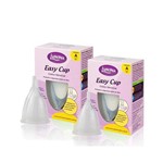 Ficha técnica e caractérísticas do produto Kit com 2 Coletores Menstruais Easy Cup a (fluxo Médio a Intenso)