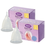 Ficha técnica e caractérísticas do produto Kit com 2 Coletores Menstruais Easy Cup A (Fluxo Médio a Intenso)