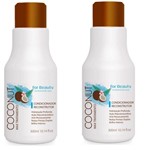 Ficha técnica e caractérísticas do produto Kit com 2 Condicionador Reconstrutor Coconut For Beauty 300ml