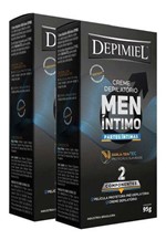 Ficha técnica e caractérísticas do produto Kit com 2 Cremes Depilatório Men Íntimo 95g - Depimiel