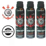 Kit com 3 Desodorantes Corinthians Antitranspirante 48 Horas 150 Ml - Confort
