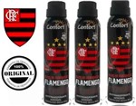 Kit com 3 Desodorantes Flamengo Antitranspirante 48 Horas 150 Ml - Confort